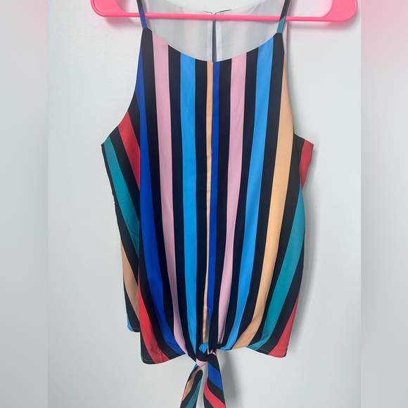 Colorful Striped Halter - Perfect for Summer - Picture 2 of 5